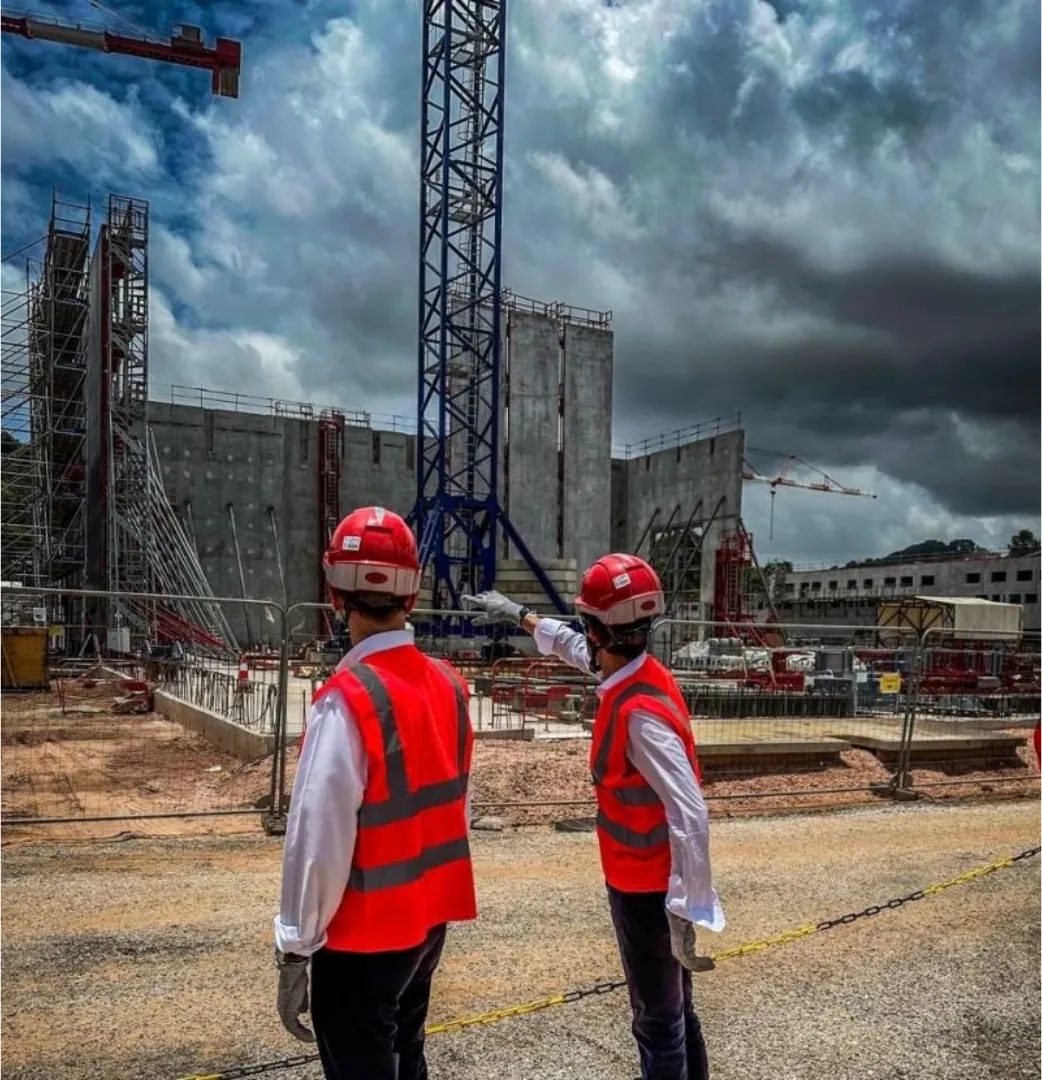 Suivi d'un grand chantier de la filière construction en Guyane